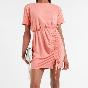 NWT Express Cinched Tie T-Shirt Dress Size M